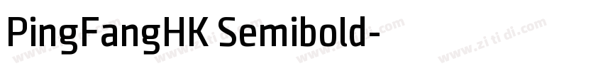 PingFangHK Semibold字体转换
